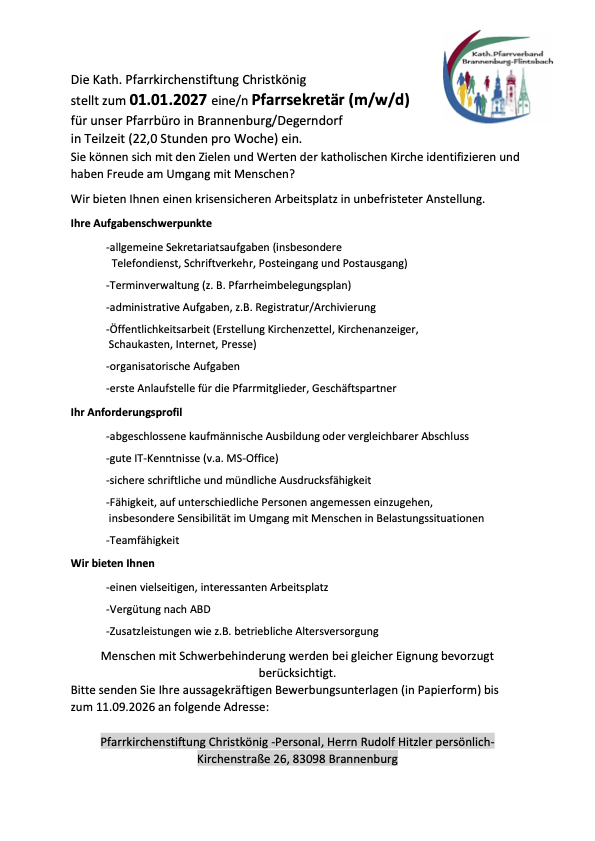StellenausschreibungBüroDEG2026