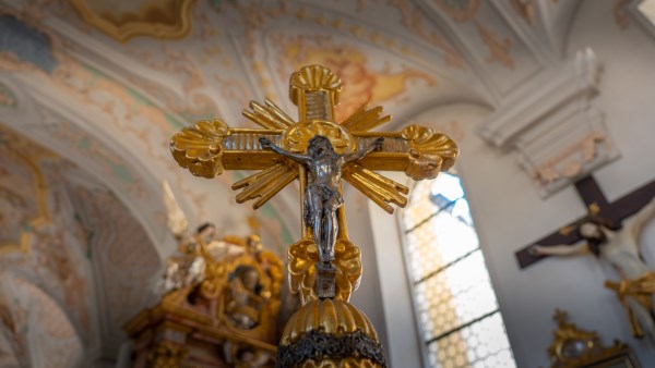 Goldenes Kreuz für Slider