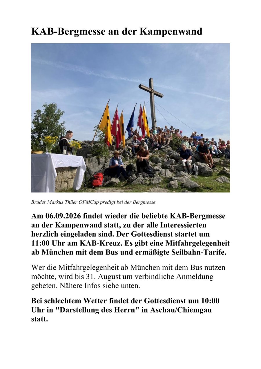 Bergmesse Kampenwand-1