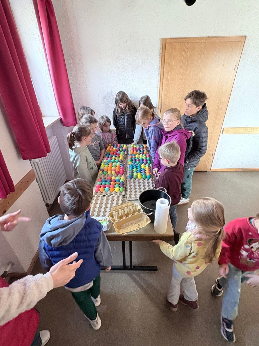 Eier färben