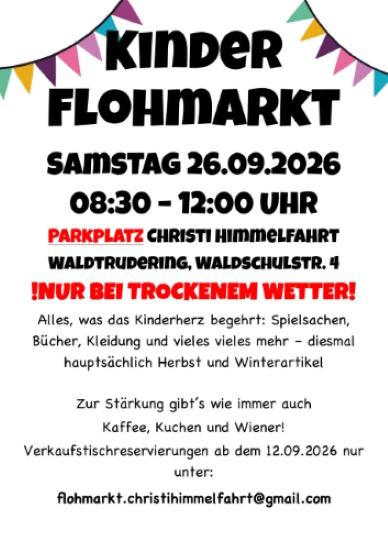 Kindergarten Flohmarkt