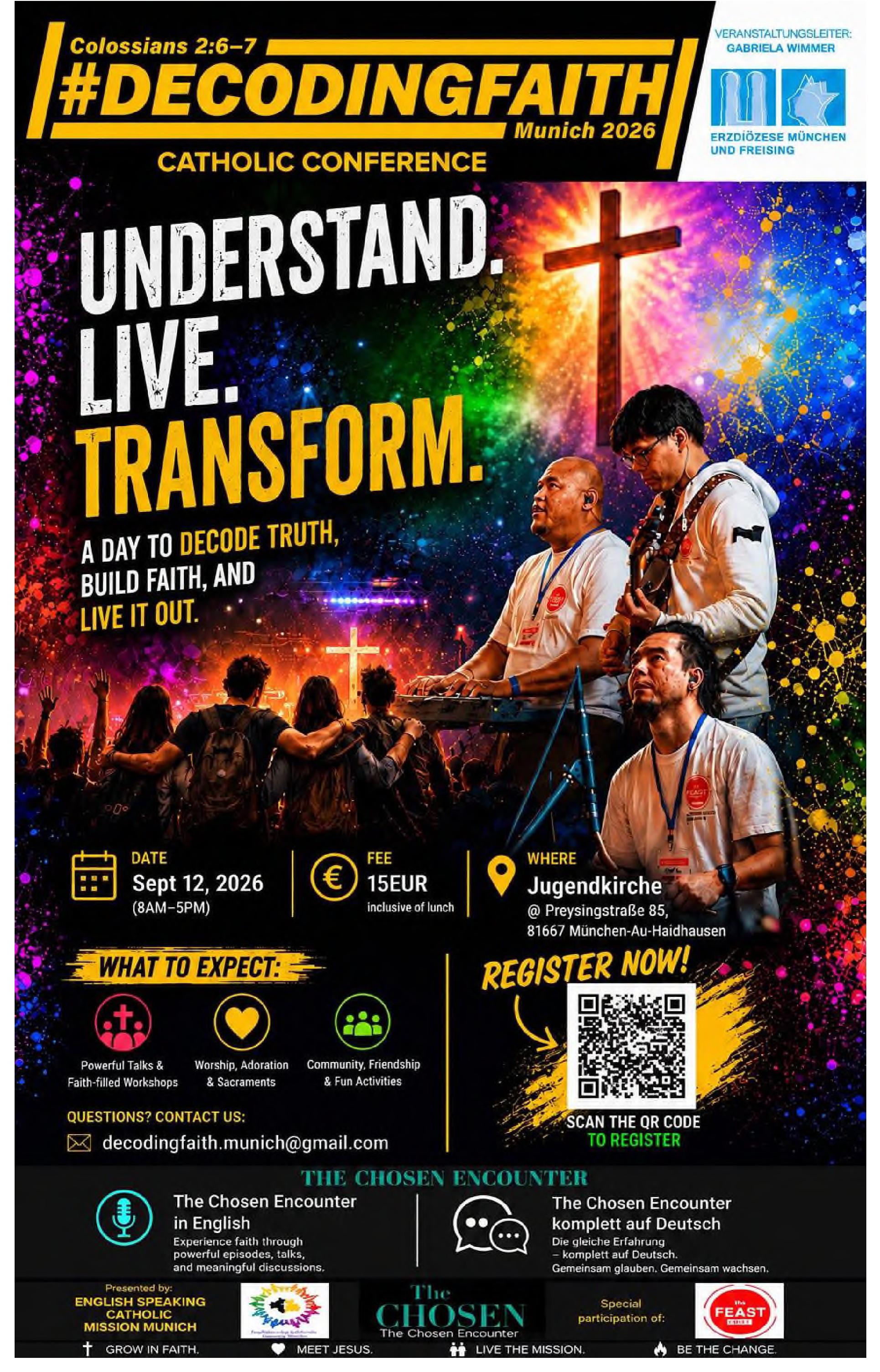 Invitation September 12 Faith Conference