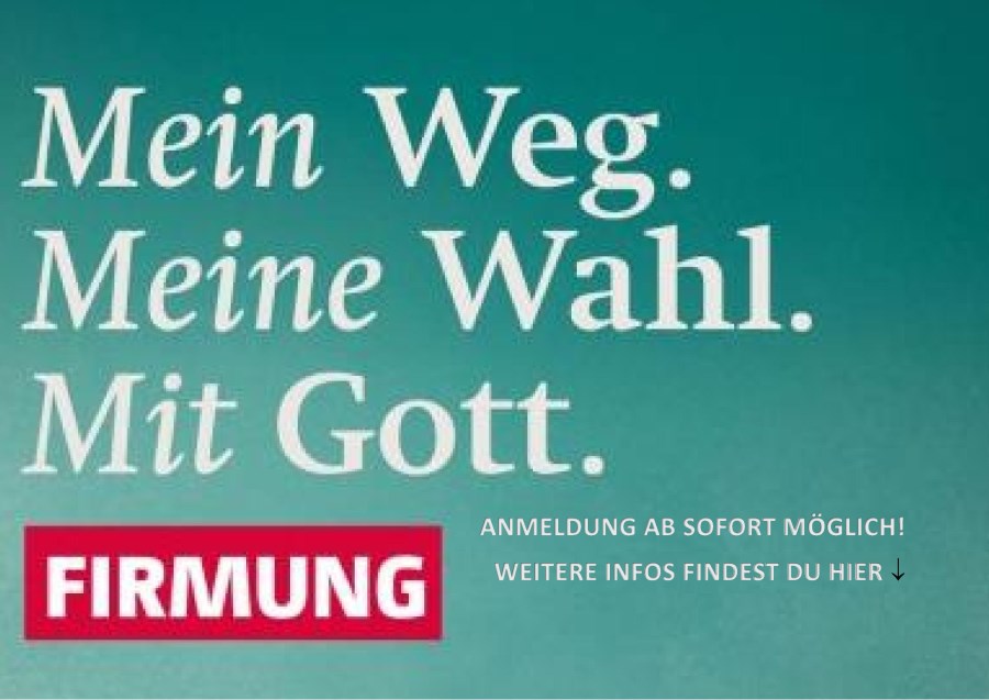 Anmeldung zur Firmung 2027