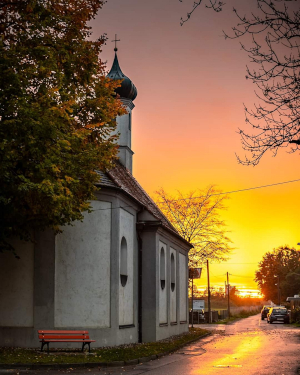 St. Aegidius am Abend
