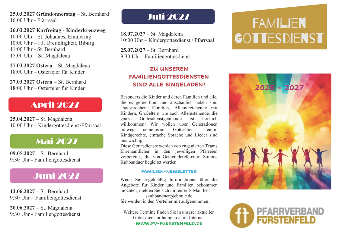 Familiengottesdienste