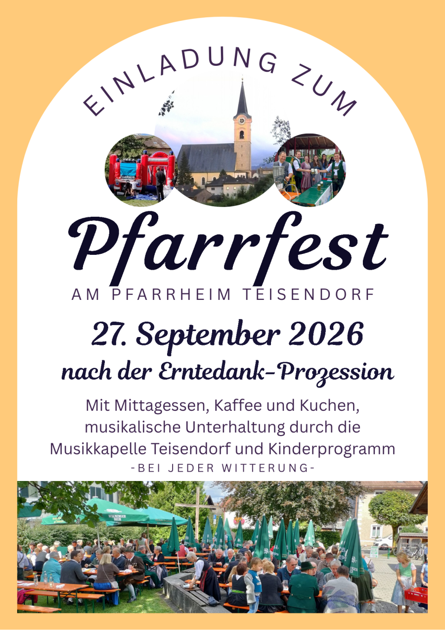 Plakat Pfarrfest