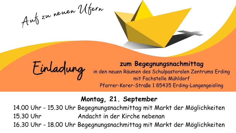 Einladung zum Begegnungsnachmittag