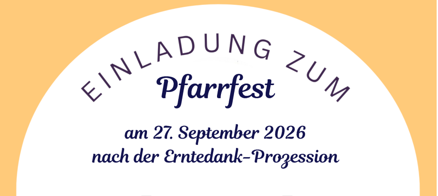 Einladung Pfarrfest