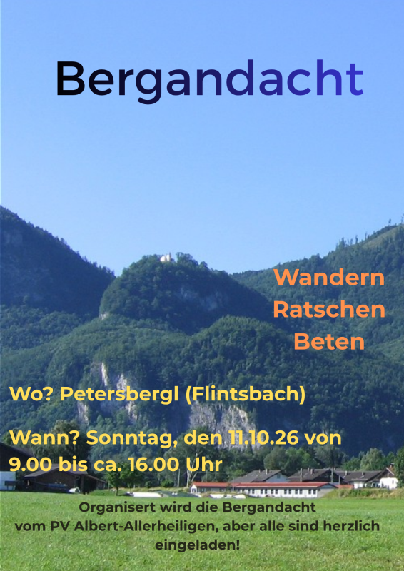 Bergandacht am 11. Oktober 2026