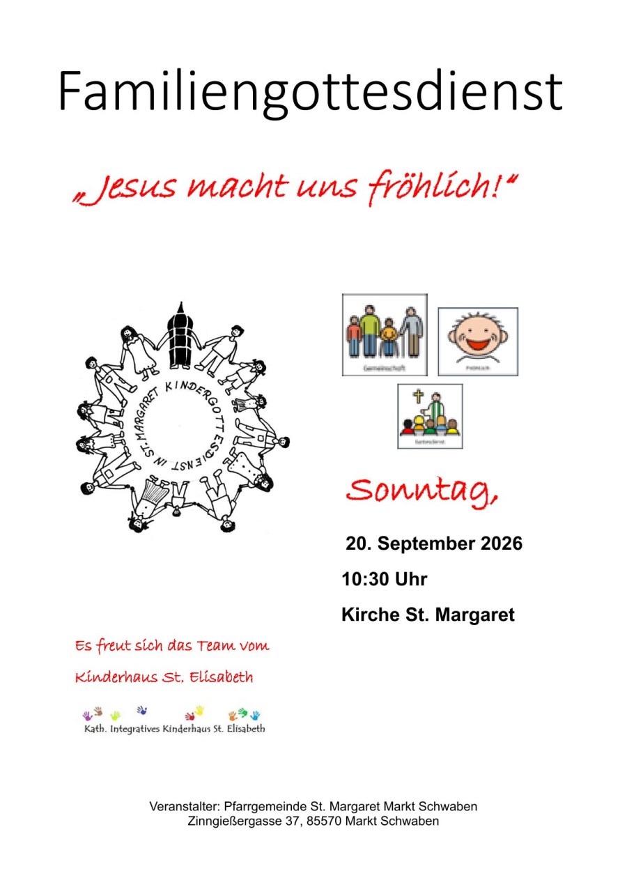 Plakat_Familiengottesdienst St Elisabeth Jesus macht uns fröhlich-1