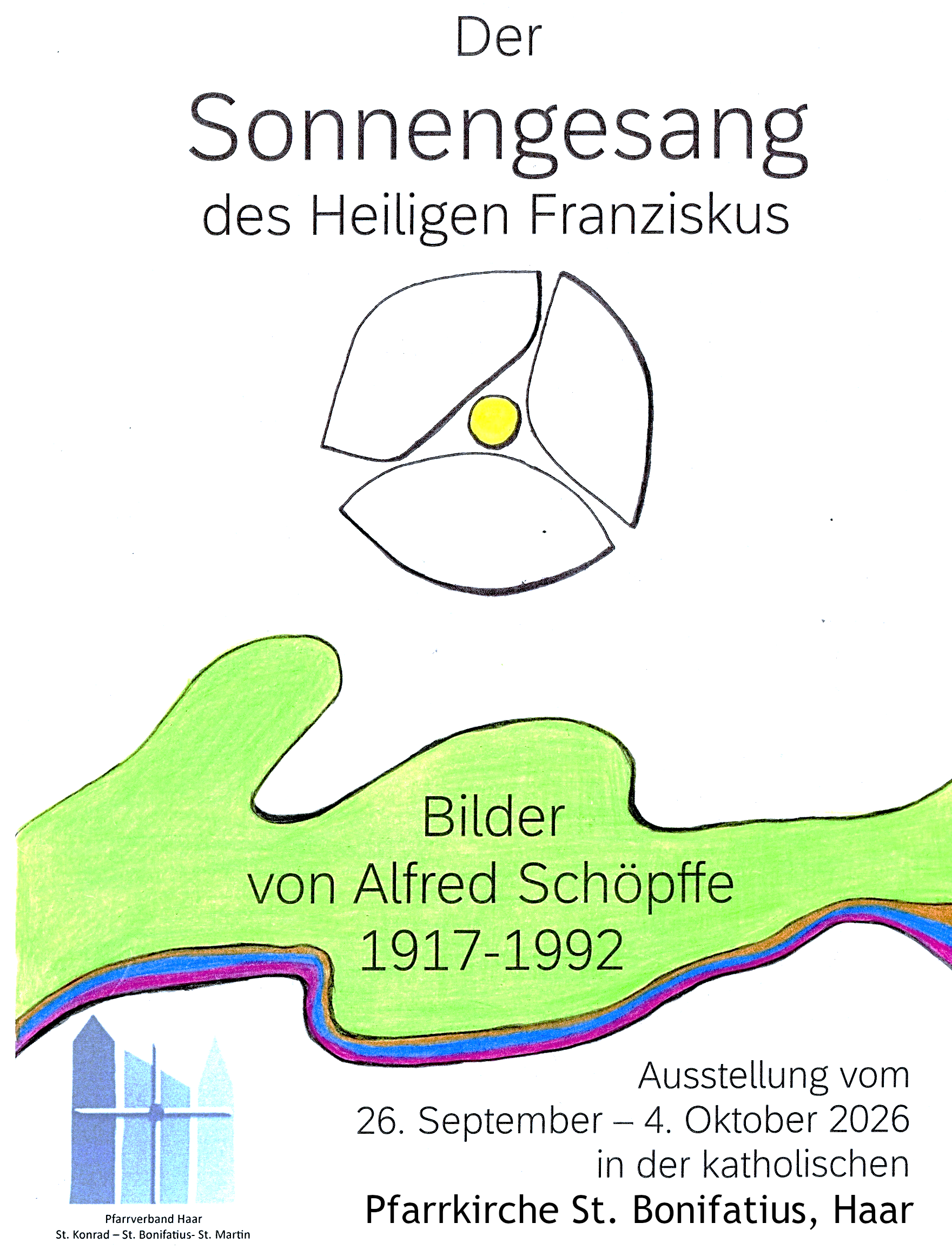 Ausstellung zum Sonnengesang vom 26.09. bis 04.10.2026 in der Kirche St. Bonifatius