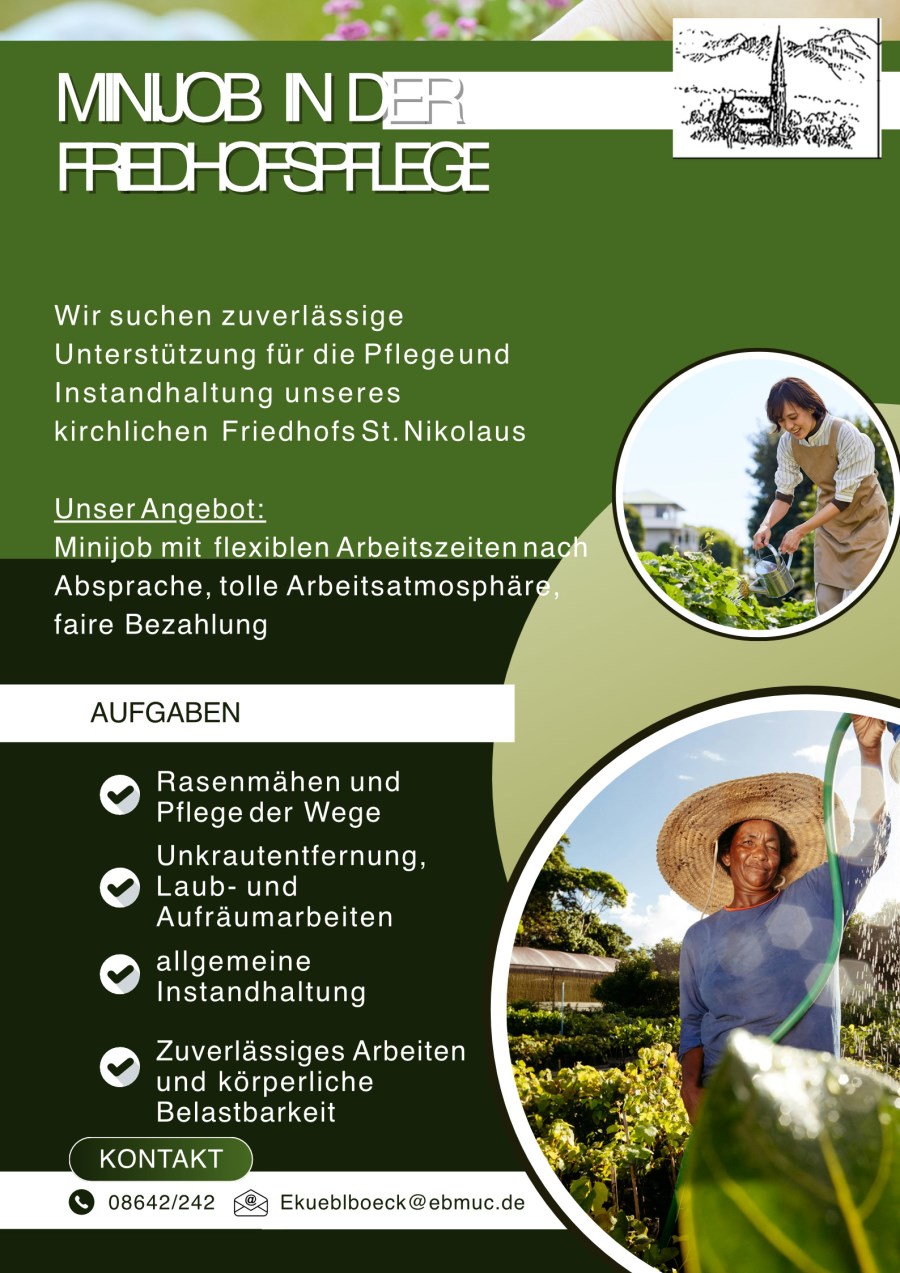 StellenausschreibungFriedhofspflege