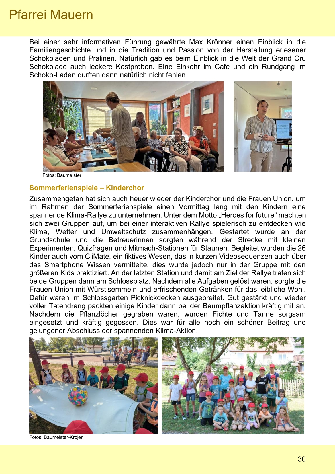 Pfarrblatt für die Pfarrverbände Hörgertshausen-Gammelsdorf und Mauern 05.Oktober bis 02.November 2026 Seite 30