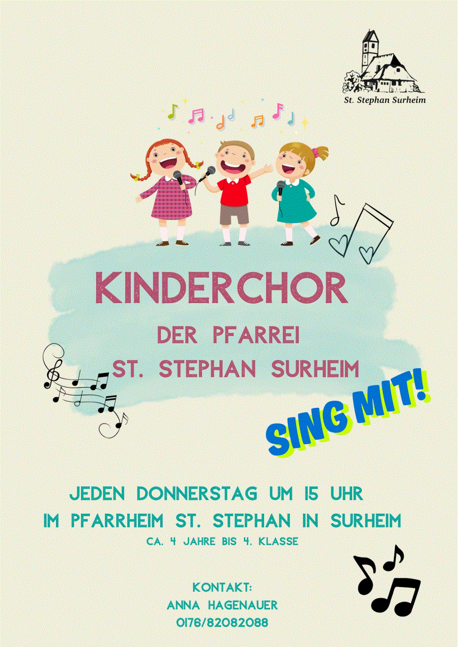 Plakat Kinderchor 2