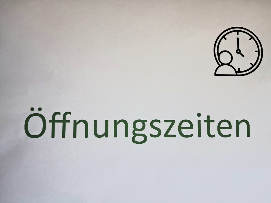 Bild Öffnungszeiten
