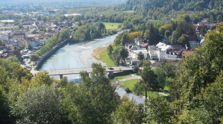 Blick auf das Isartal bei Bad - Tölz