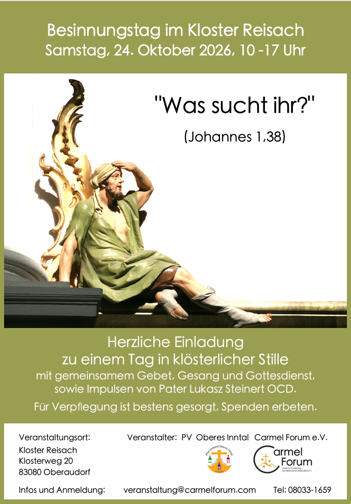 2026 Reisach Besinnungstag Oktober Plakat