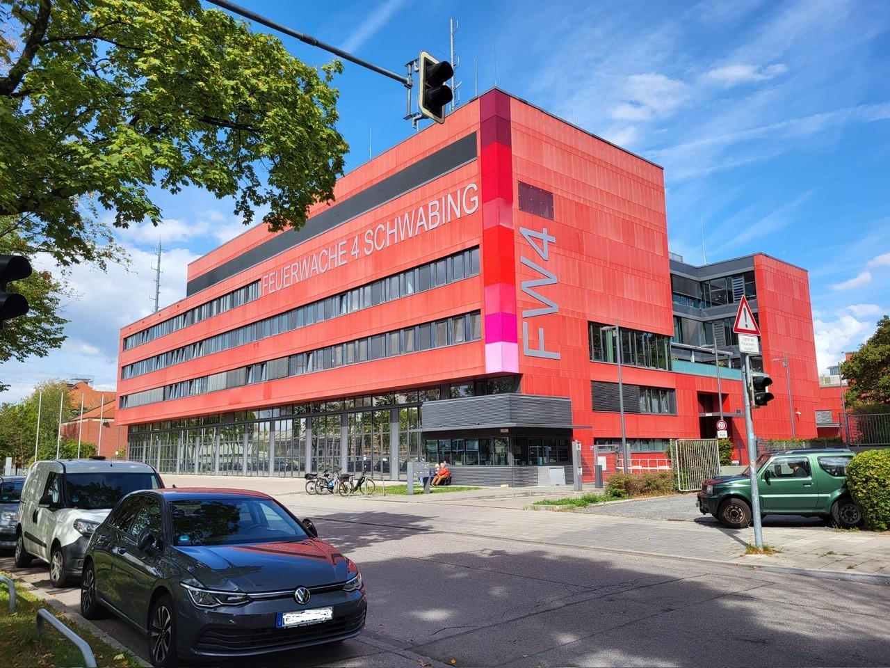 Bild der Feuerwache in Schwabing