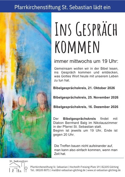 Plakat Bibelgespräch Herbst 2026