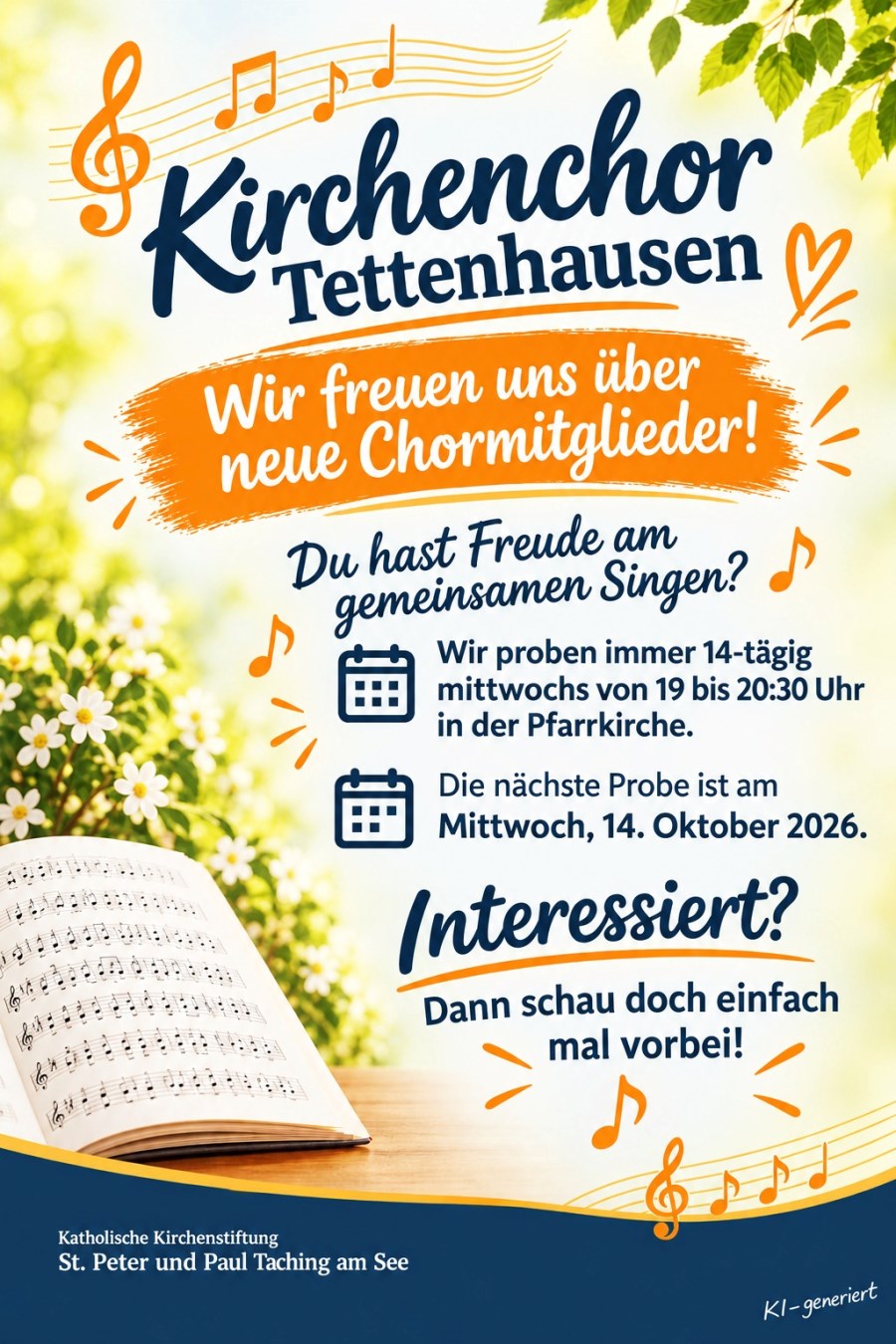 Flyer Kirchenchor Tt