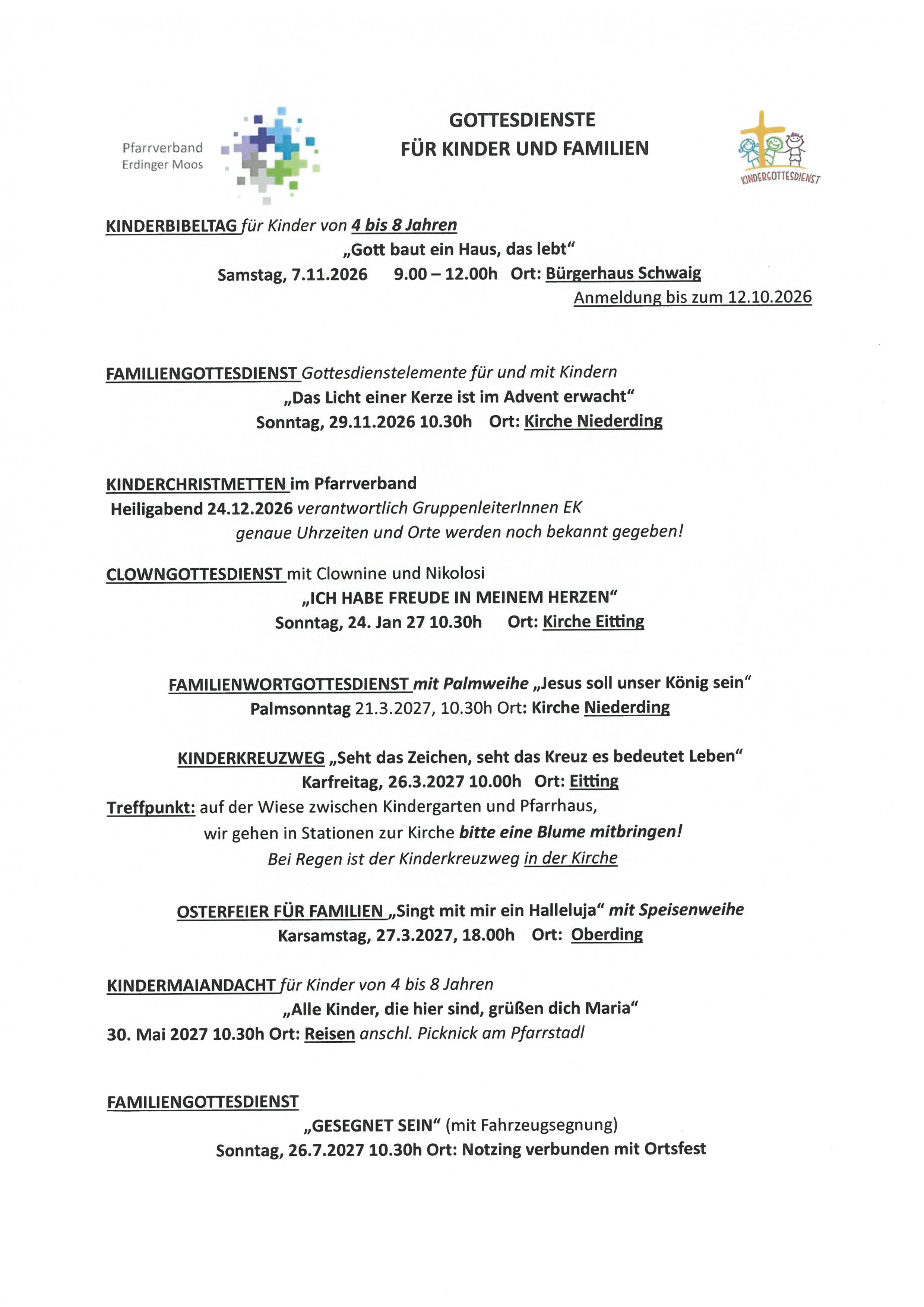 Kigo Planung 26/27