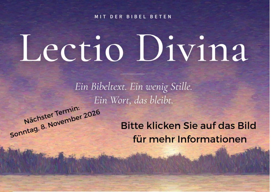 Lectio Divina von Oktober bis Dezember 2026 in St. Albert und Allerheiligen