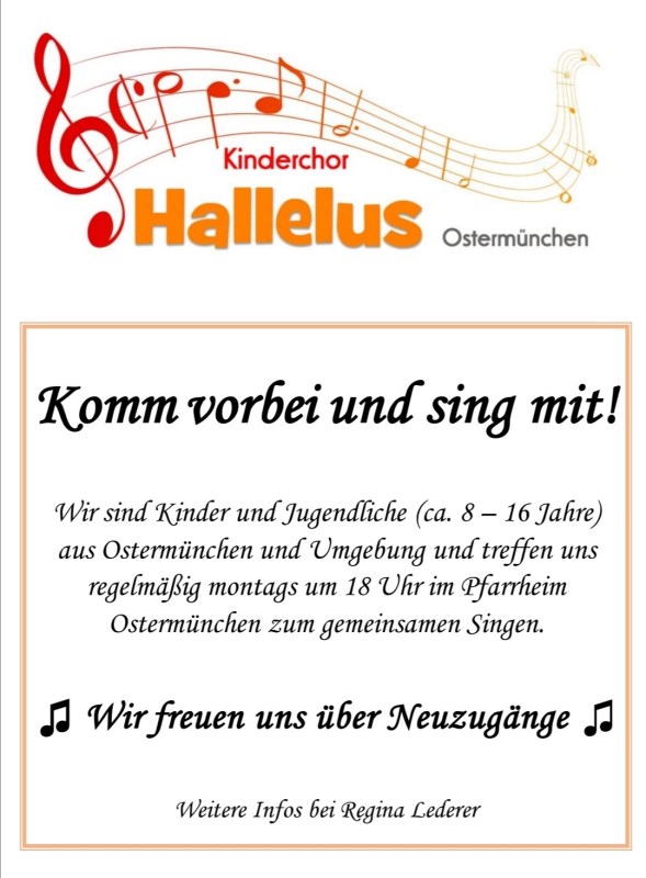 Hallelus Werbung
